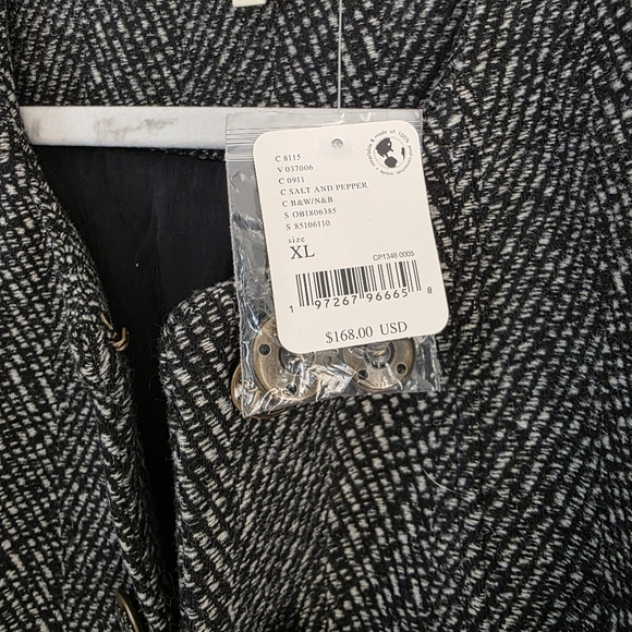 Free People Women's Layers  Crop‎ Fit Tweed Jacket XL - Picture 11 of 14